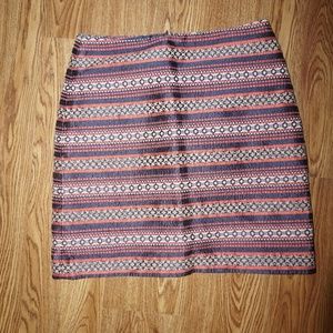 LOFT Jacquard Skirt